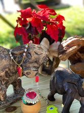 Load image into Gallery viewer, Poinsettia Plant Kokedama