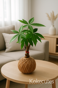 Money Tree Plant Kokedama
